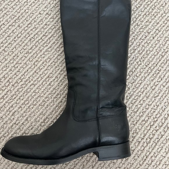 Frye Black Heeled Boots - Picture 1 of 6